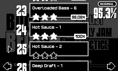A screen shot of Backbeat.