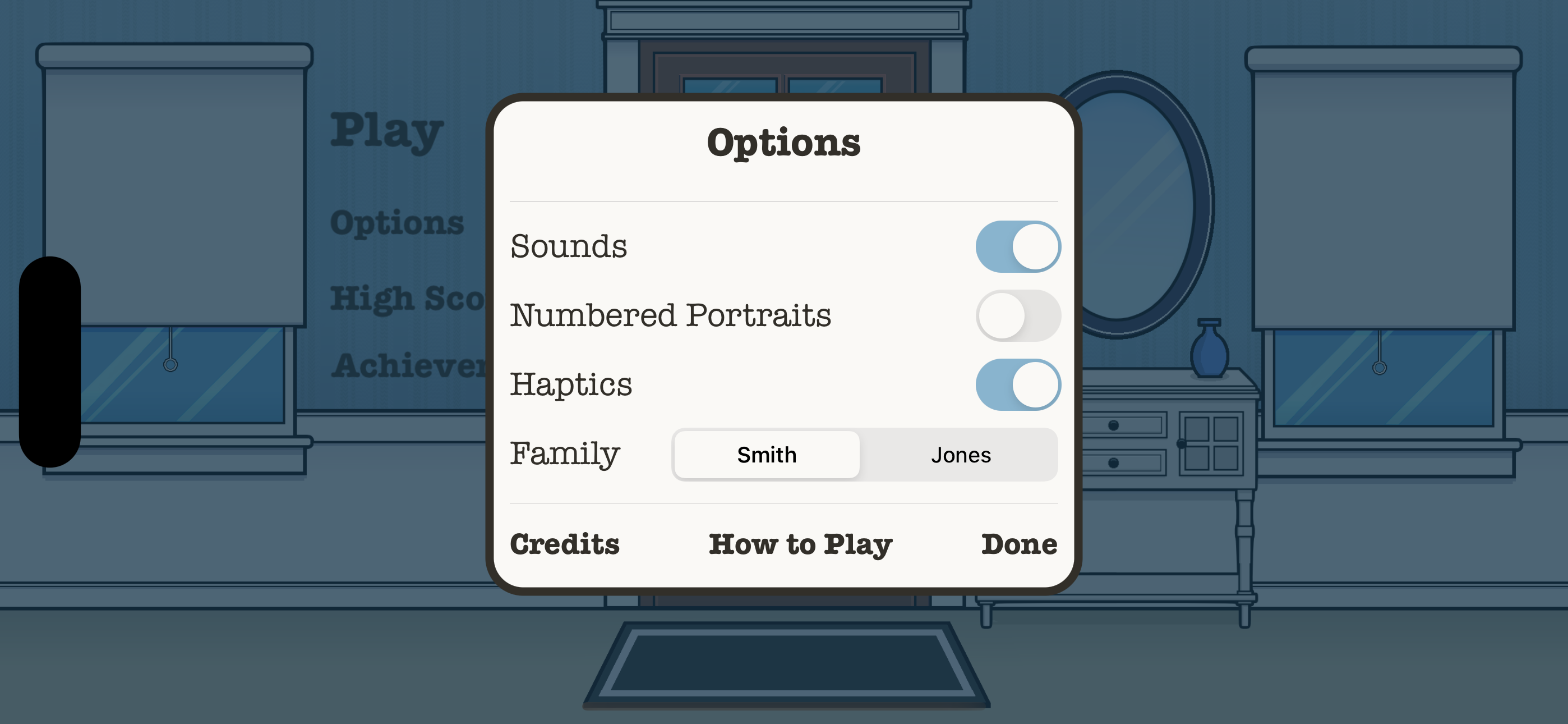 A screen shot of Generations for iOS.