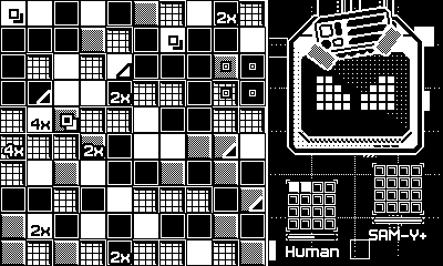 A screen shot of Four Corners: Square Off
